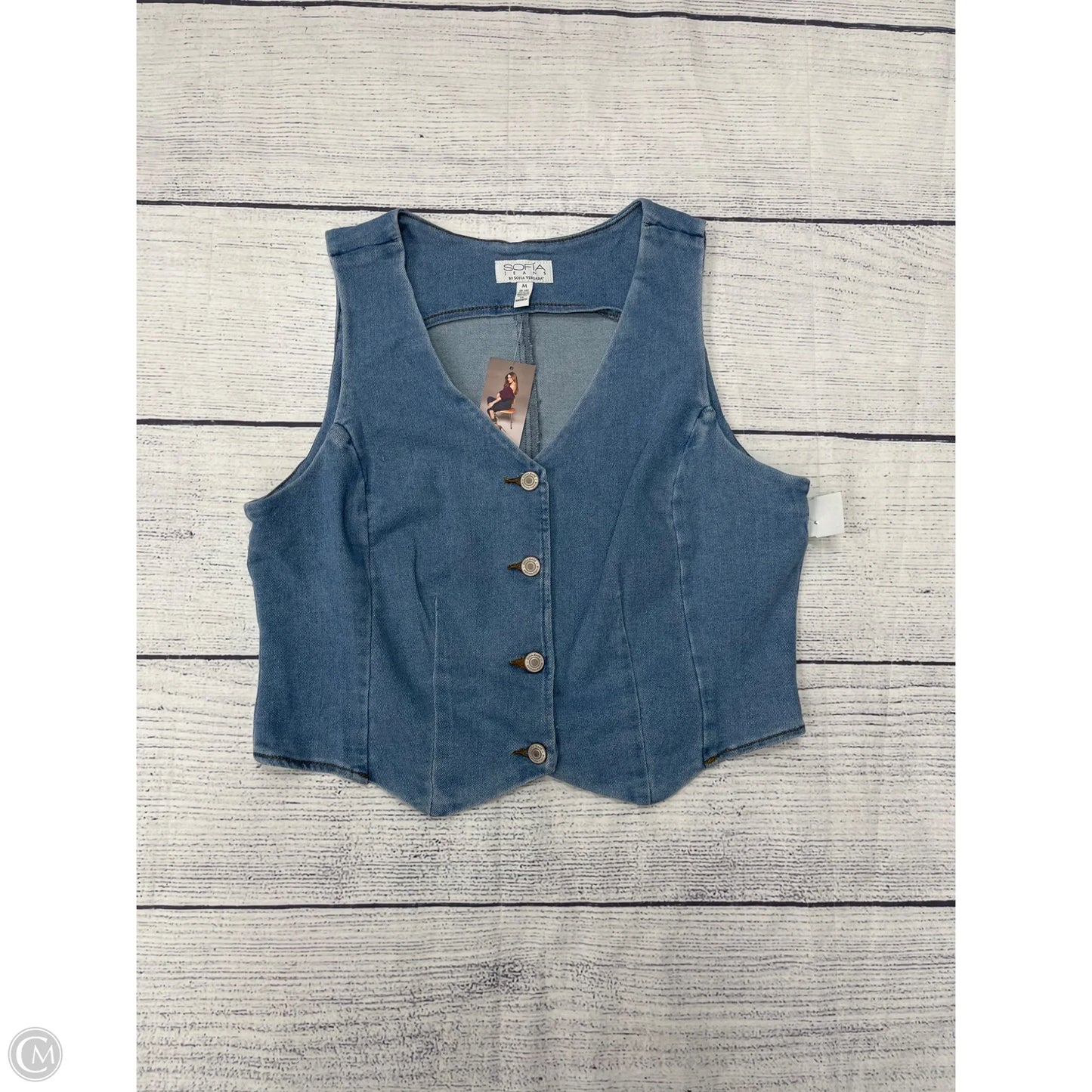 Vest Other By Sofia By Sofia Vergara In Blue, Size: M