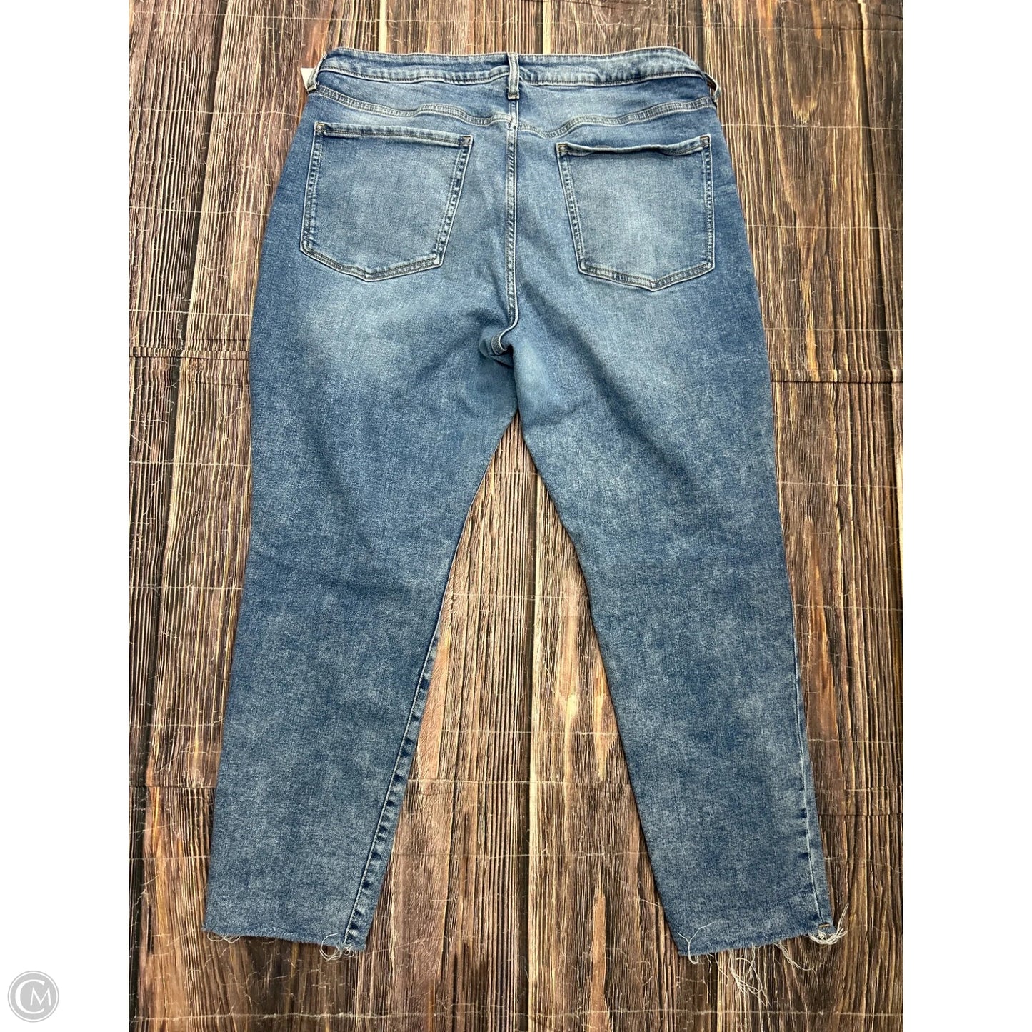 Jeans Straight By Old Navy In Blue, Size: 18