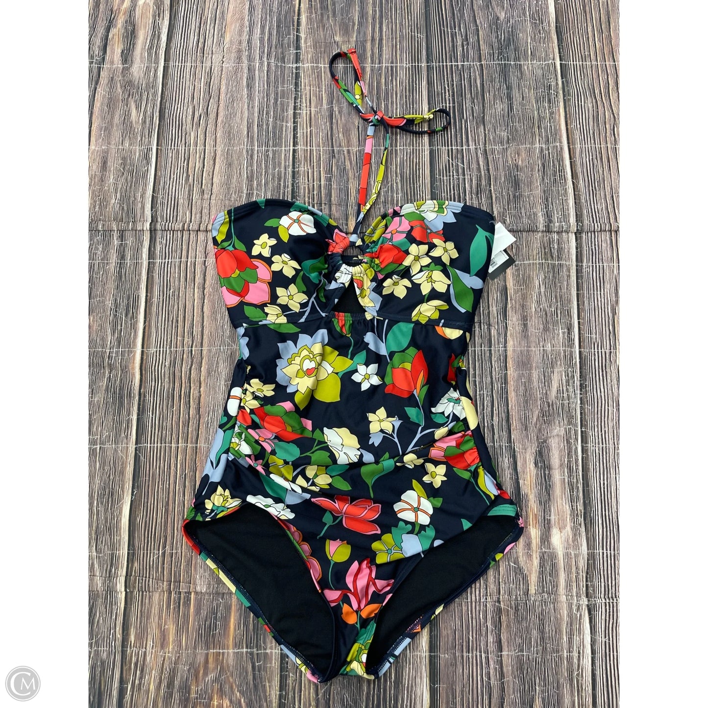 Swimsuit Designer By Kate Spade In Floral Print, Size: Xl