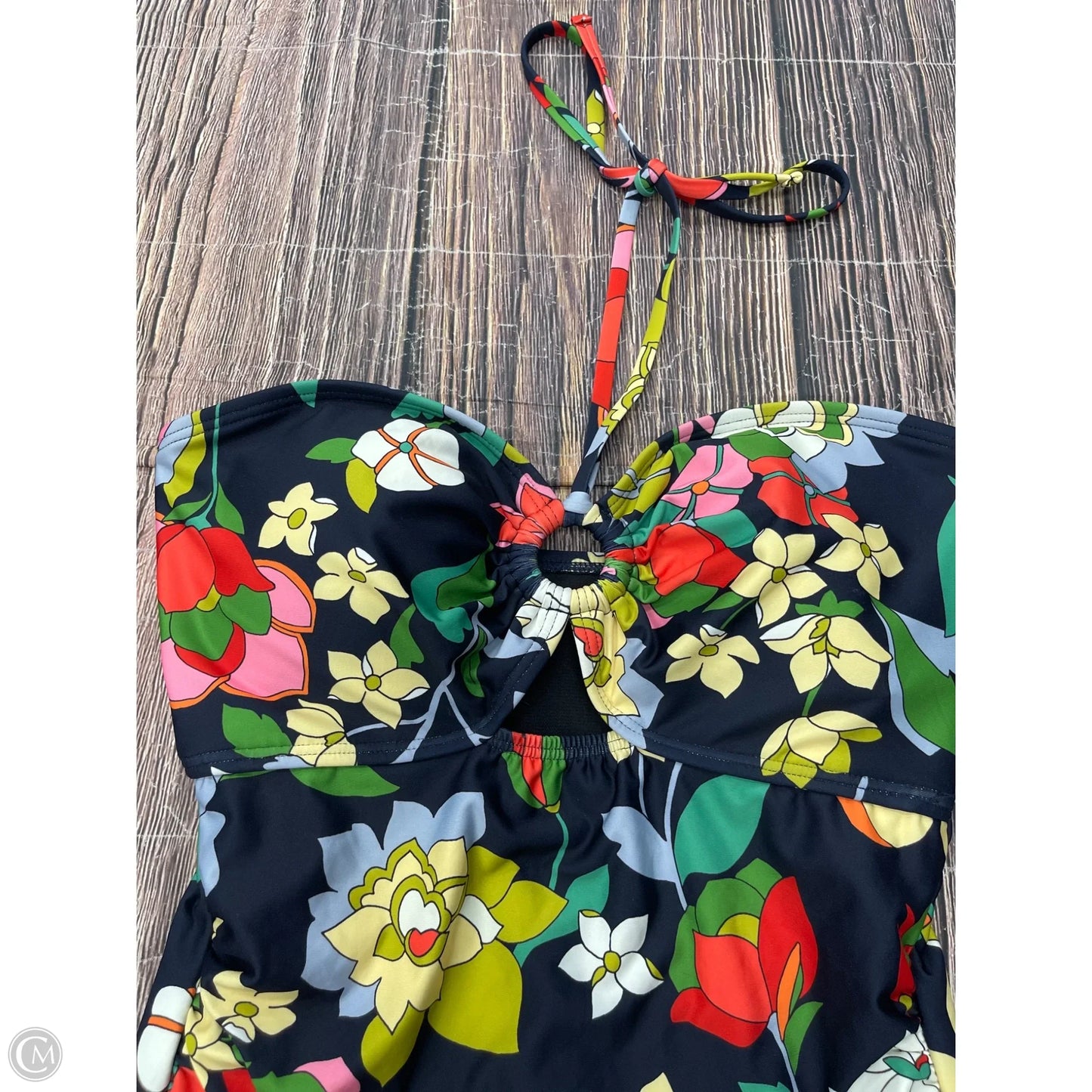 Swimsuit Designer By Kate Spade In Floral Print, Size: Xl