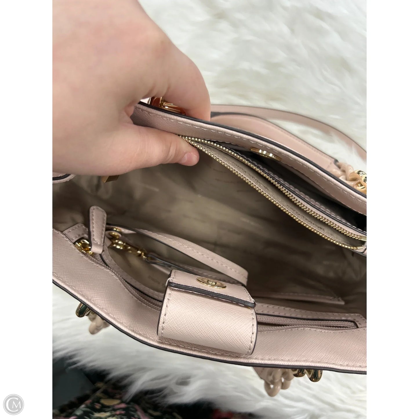 Crossbody Designer By Michael Kors, Size: Large