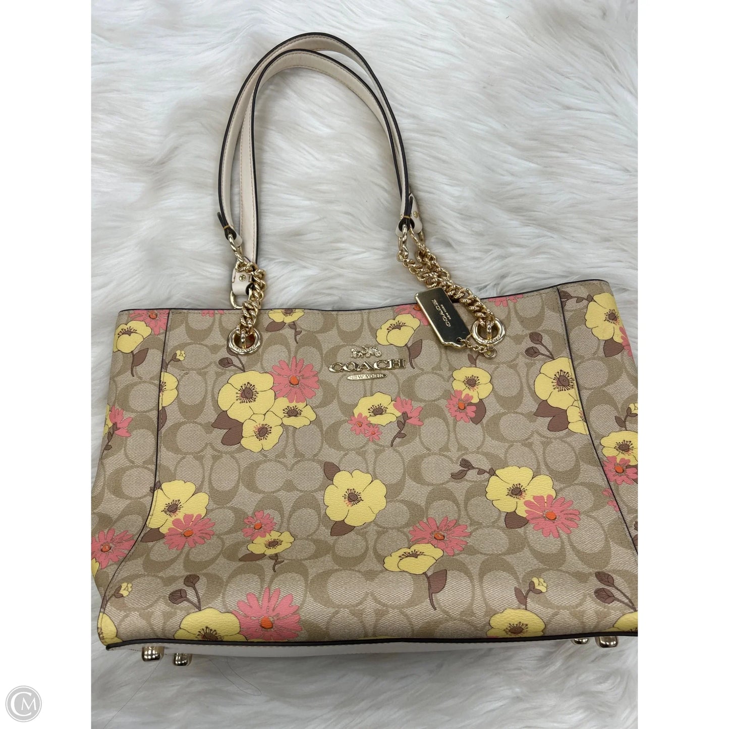 Handbag Designer By Coach, Size: Large