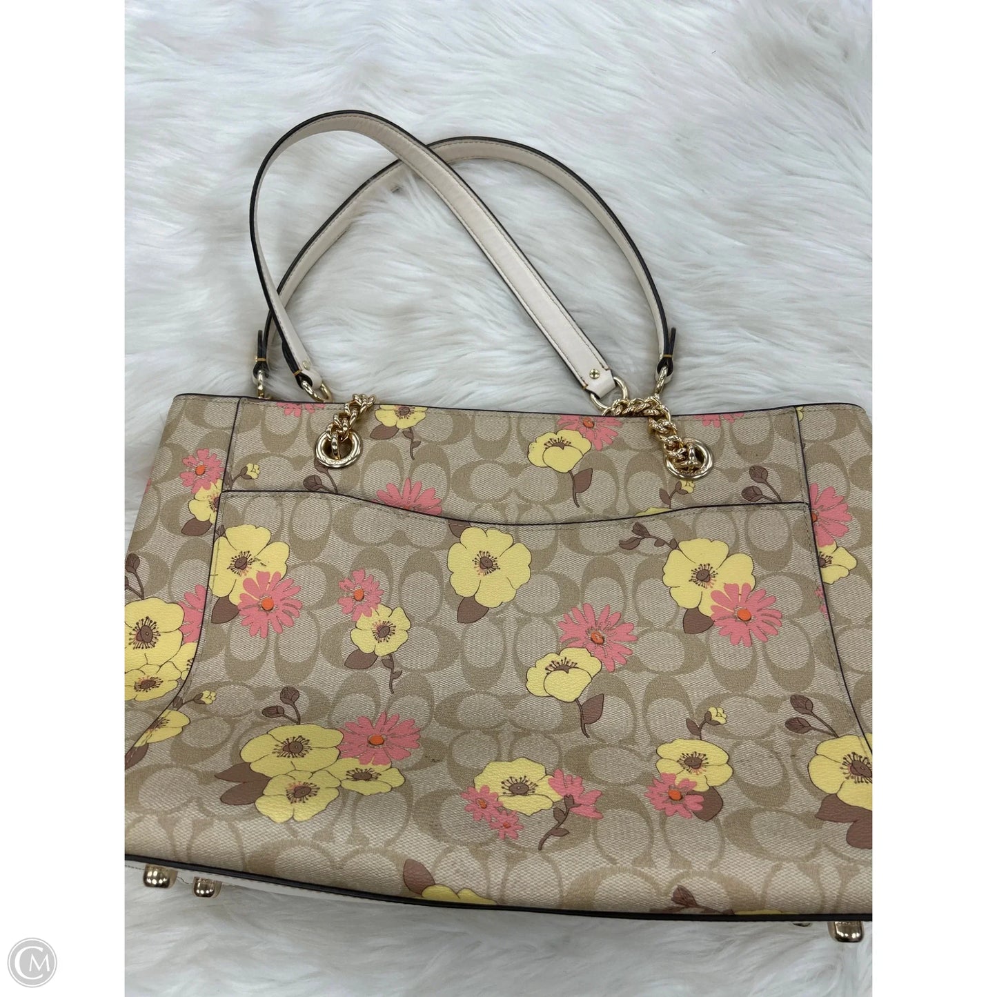 Handbag Designer By Coach, Size: Large