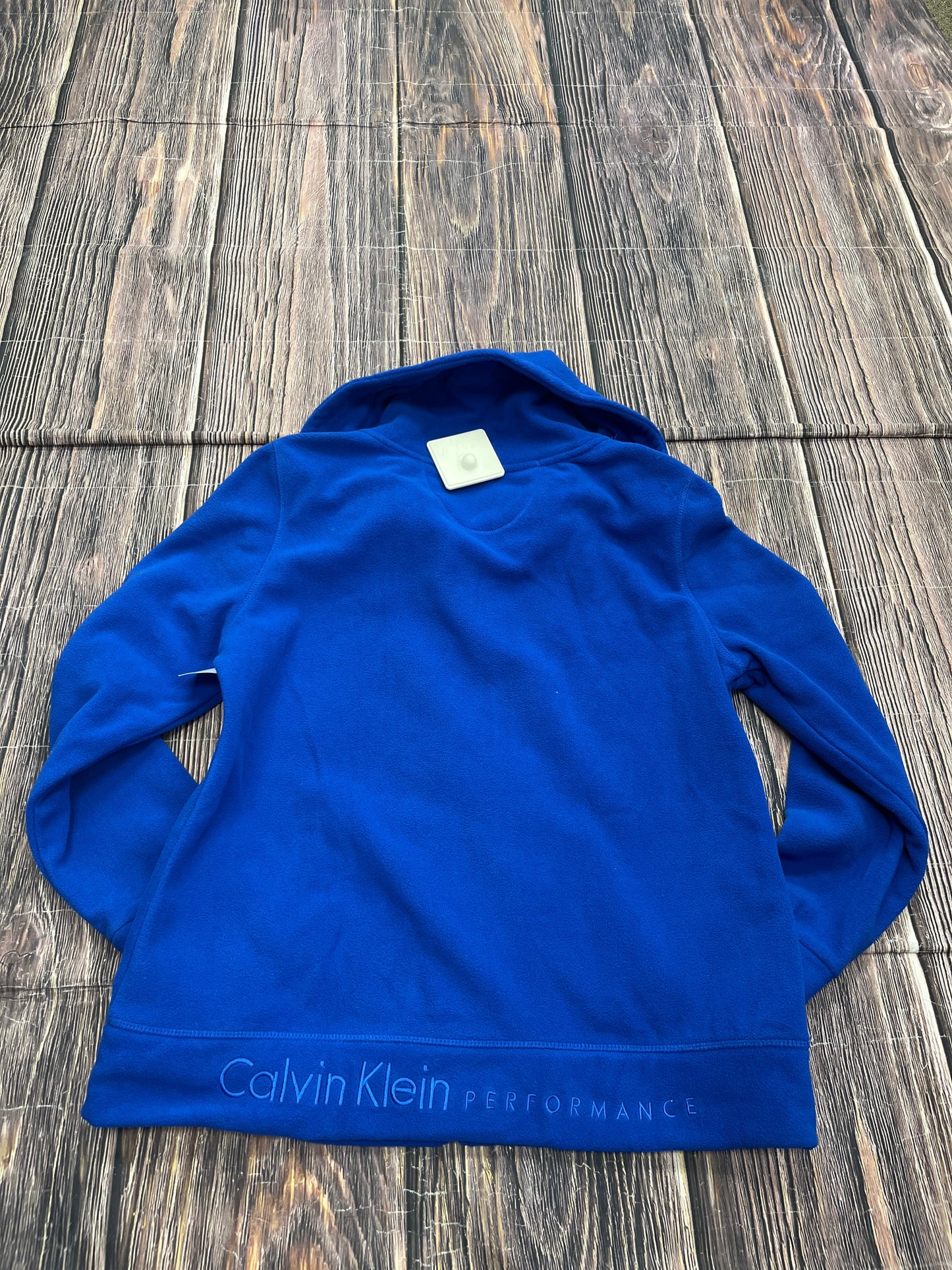 Jacket Fleece By Calvin Klein Performance In Blue, Size: M