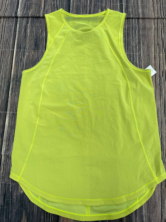 Green Athletic Tank Top Lululemon, Size L