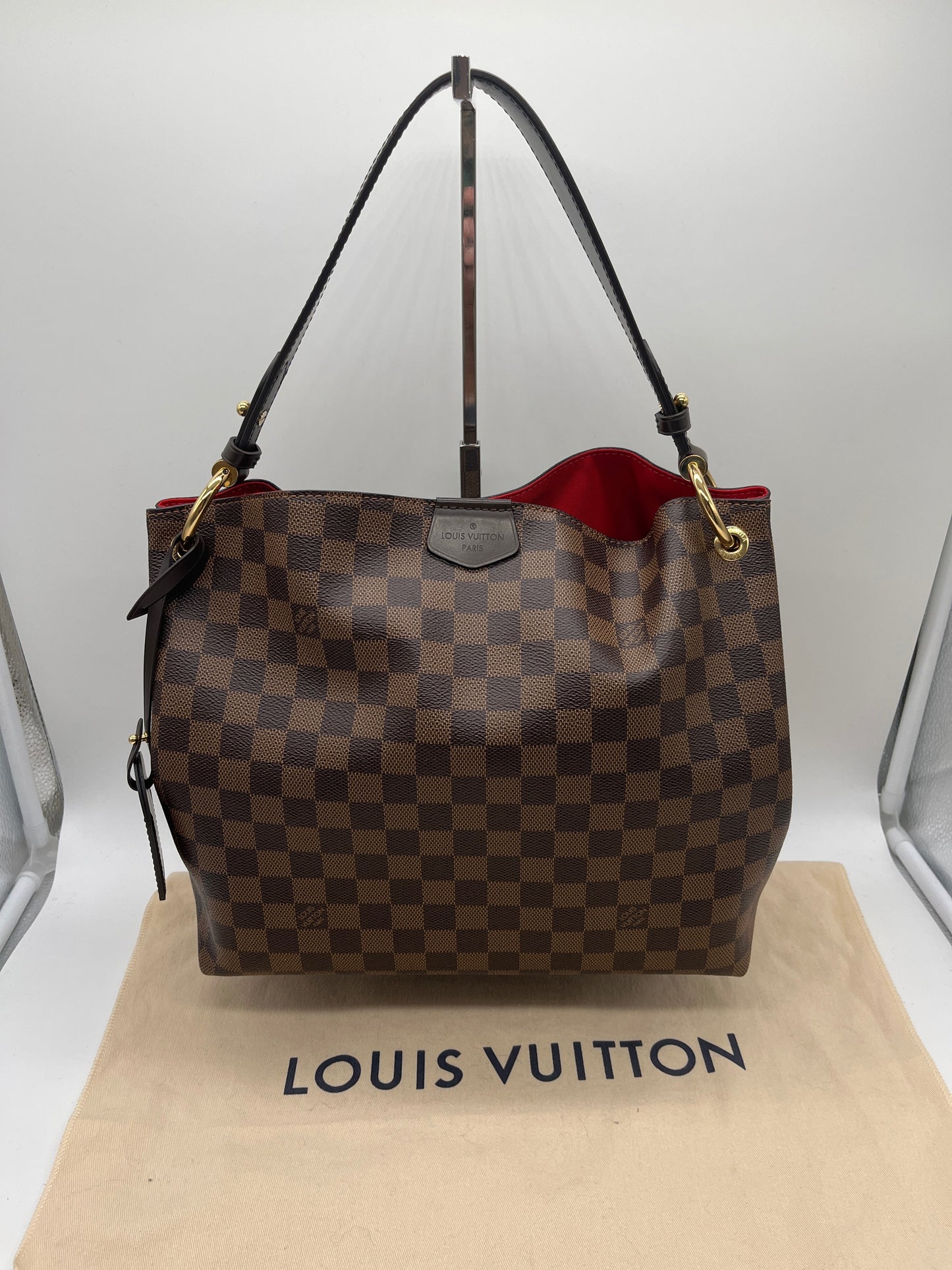 Handbag Luxury Designer Louis Vuitton, Size Medium