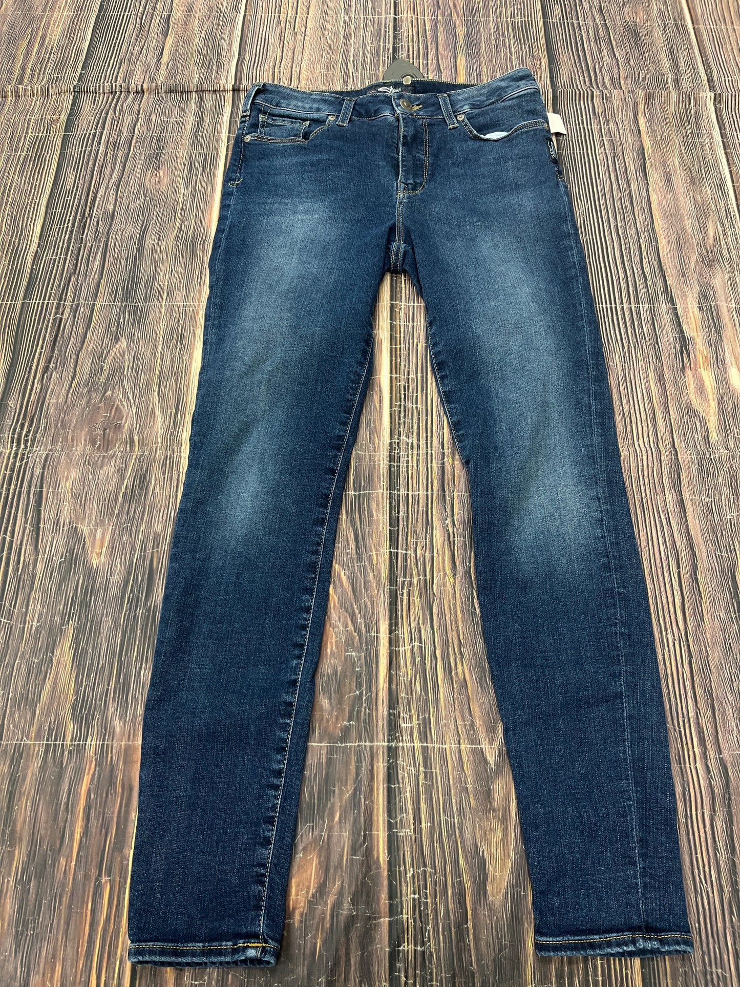 Jeans Skinny By Silver In Blue Denim, Size: 6