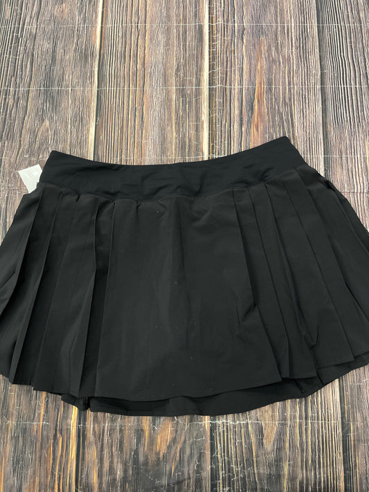 Athletic Skort By Lululemon In Black, Size: 12