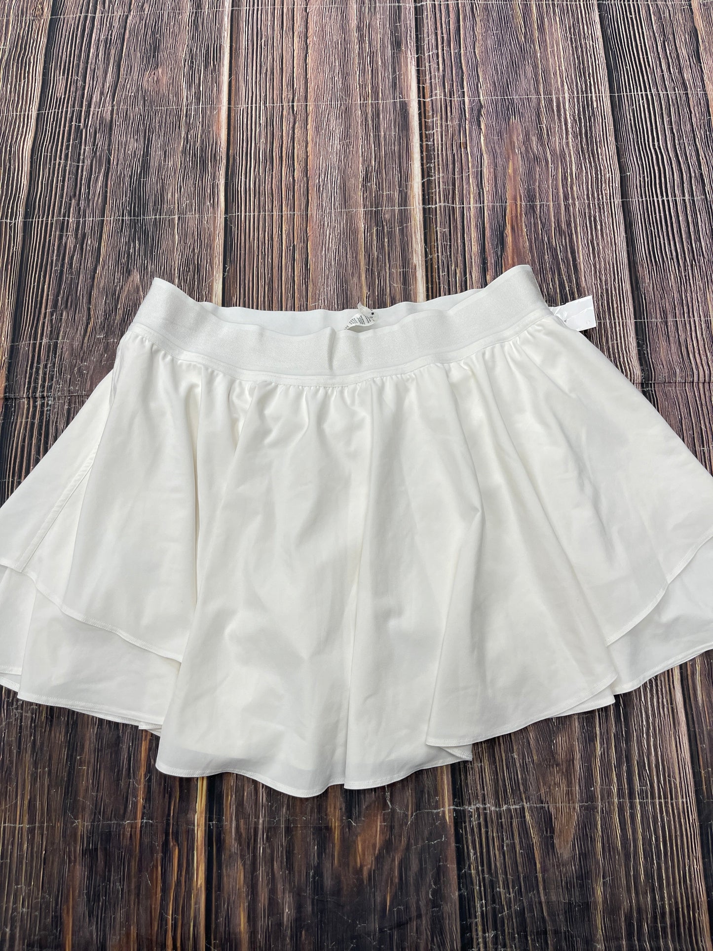 Athletic Skort By Lululemon In White, Size: 12