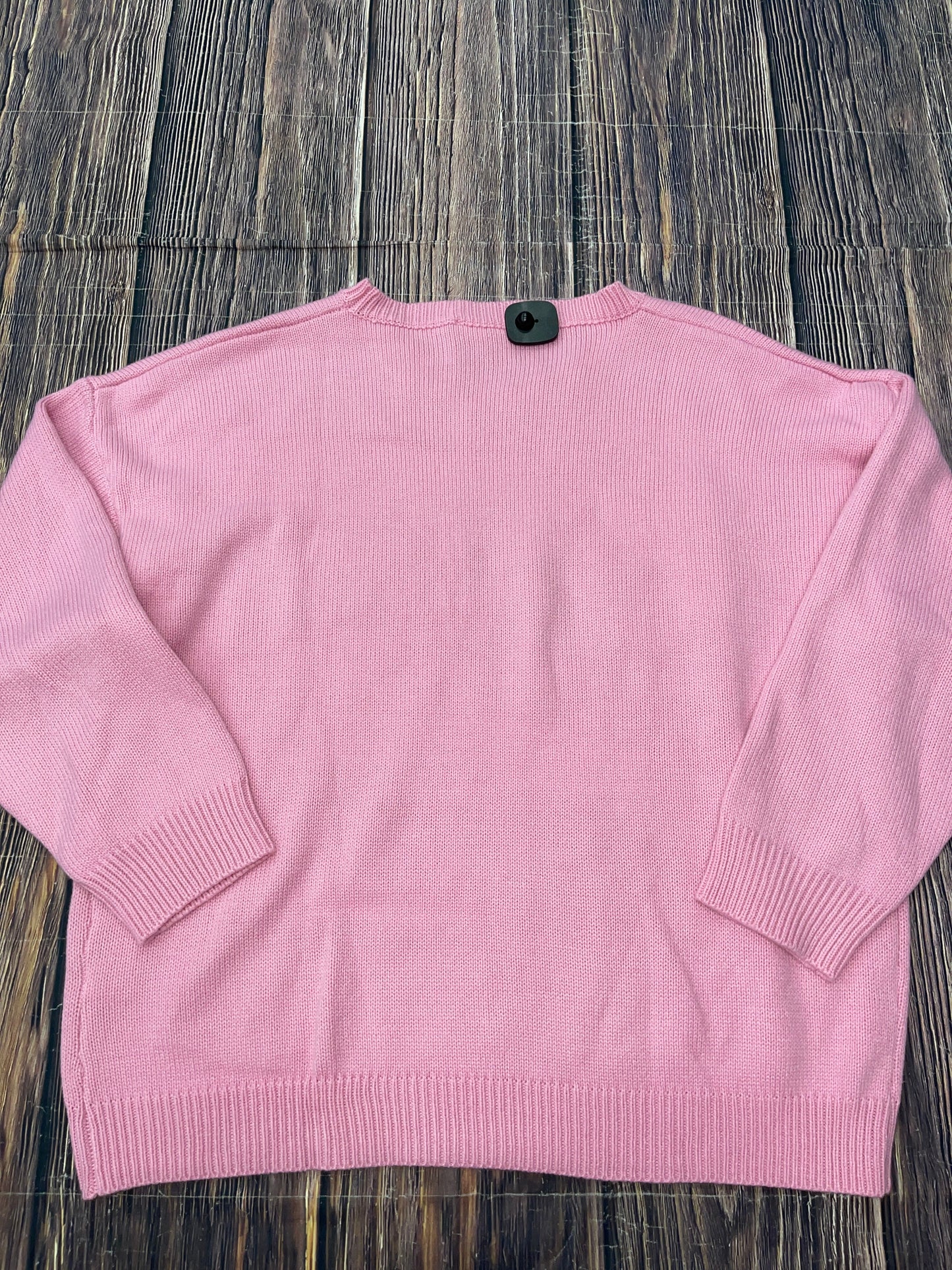 Sweater By Haptics In Pink, Size: 3x