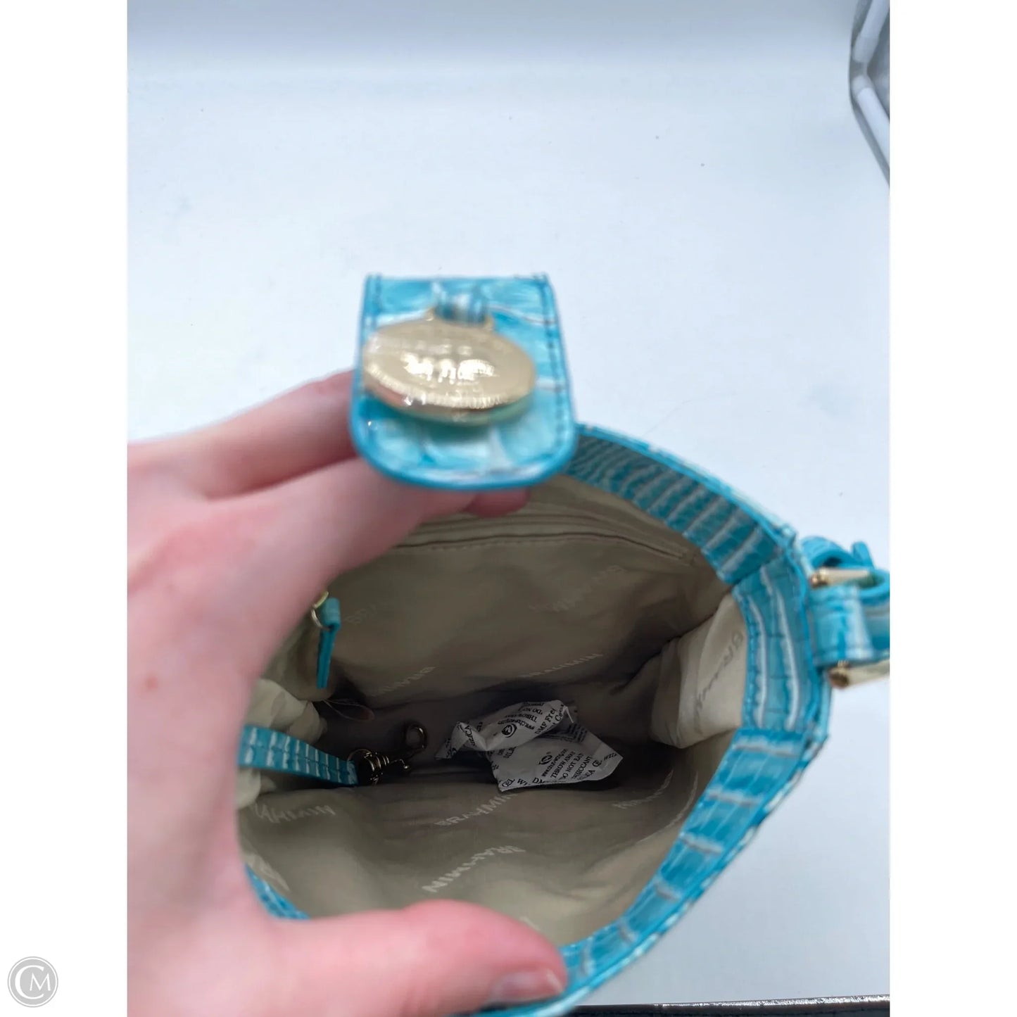 Handbag Designer By Brahmin, Size: Small