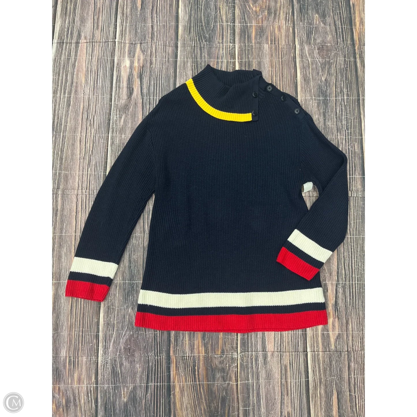 Sweater By Talbots In Blue, Size: L