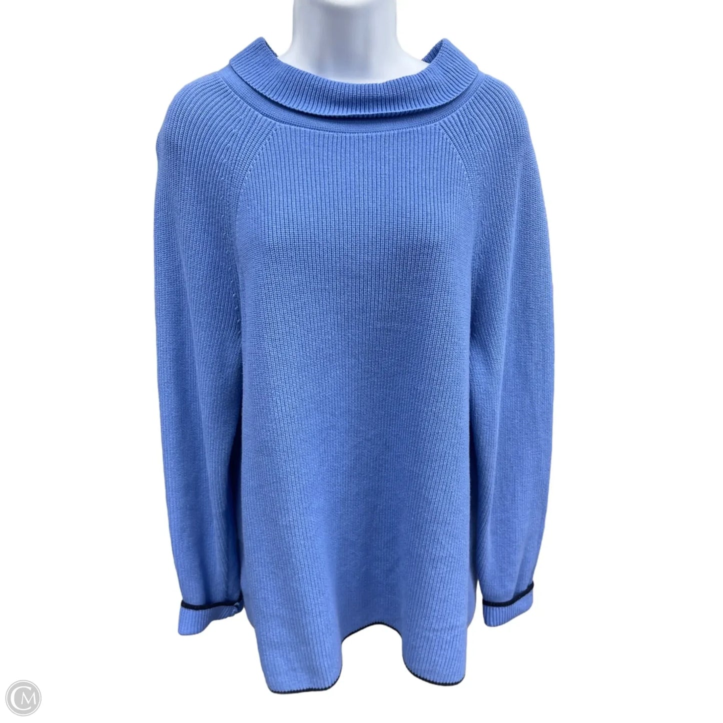 Sweater By Talbots In Blue, Size: L