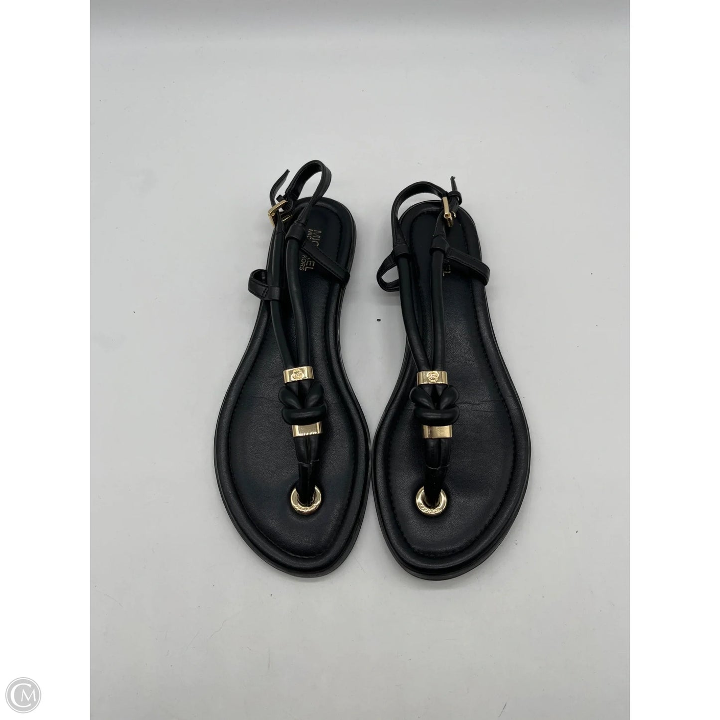 Sandals Flats By Michael By Michael Kors In Black, Size: 8