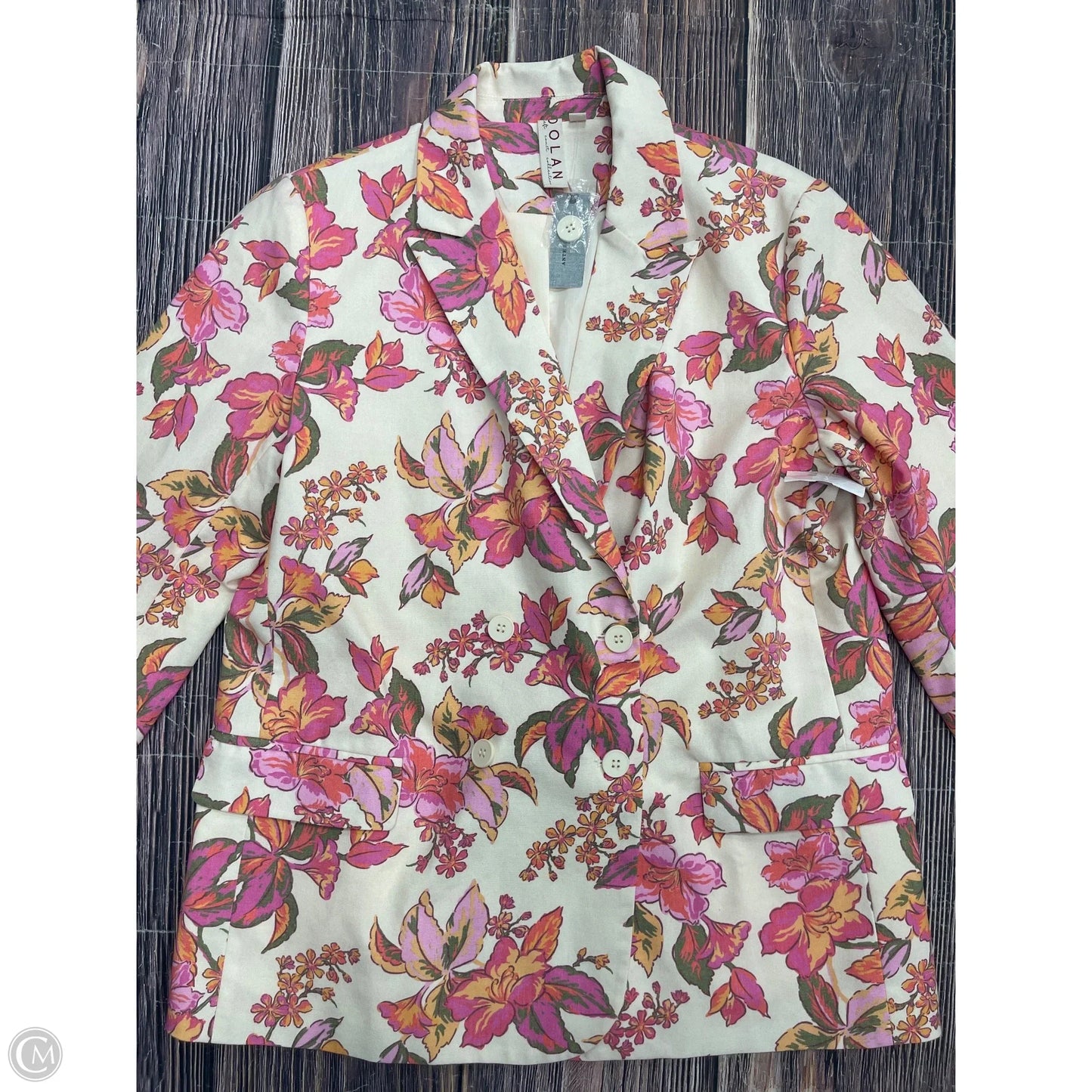 Blazer By Dolan Left Coast In Floral Print, Size: Xlp