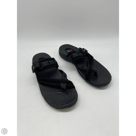 Sandals Flip Flops By Skechers In Black, Size: 7