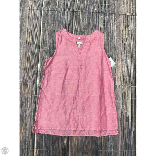Tank Top By Talbots In Pink, Size: Lp