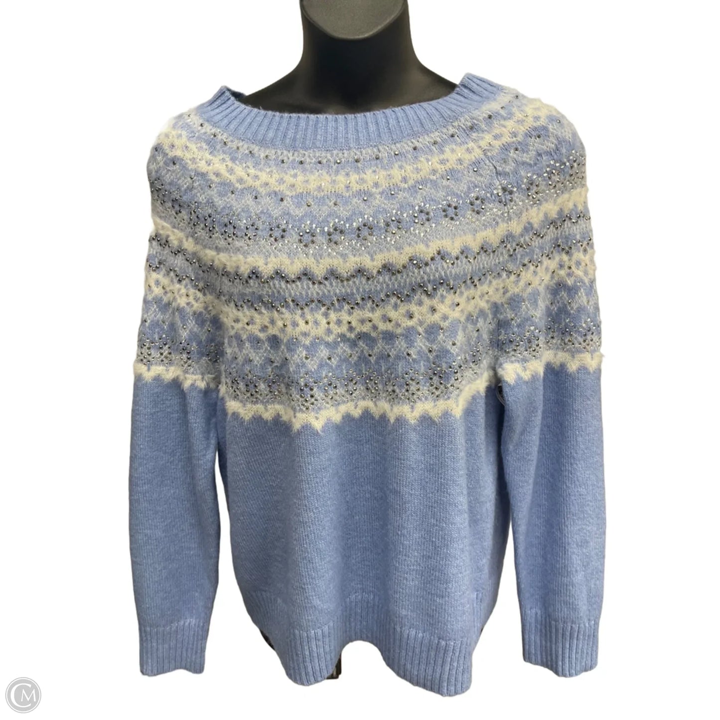 Sweater By Talbots In Blue, Size: Xl