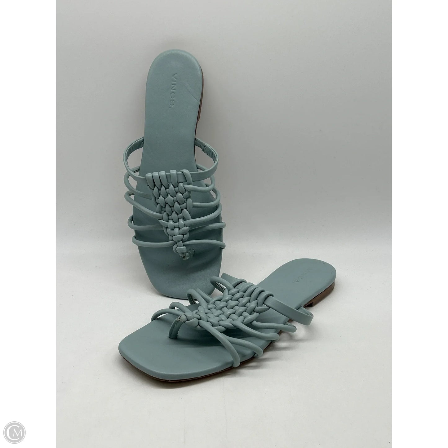 Sandals Flats By Vince In Blue, Size: 9.5