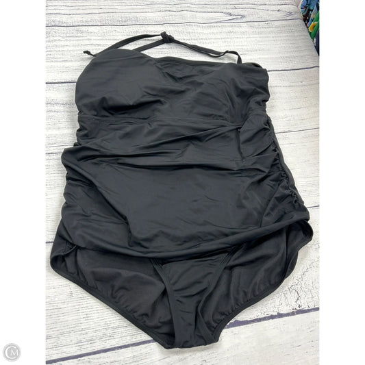 Swimsuit By Time And Tru In Black, Size: 3x