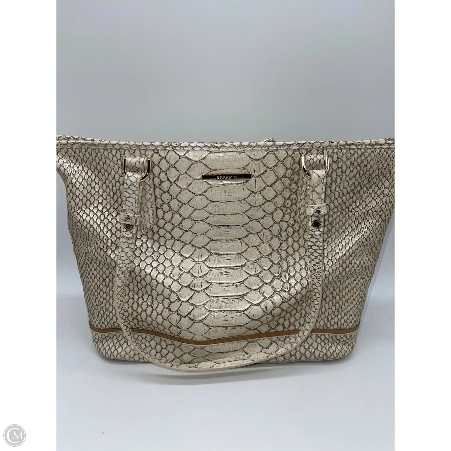 Handbag Designer By Brahmin, Size: Medium