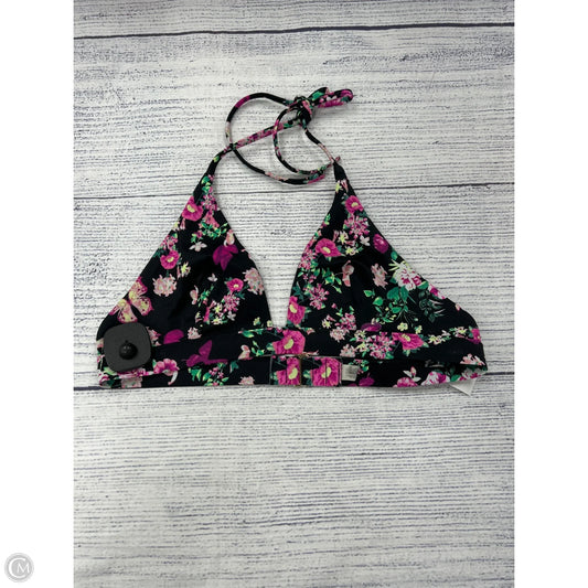 Swimsuit Top By Victorias Secret In Floral Print, Size: M