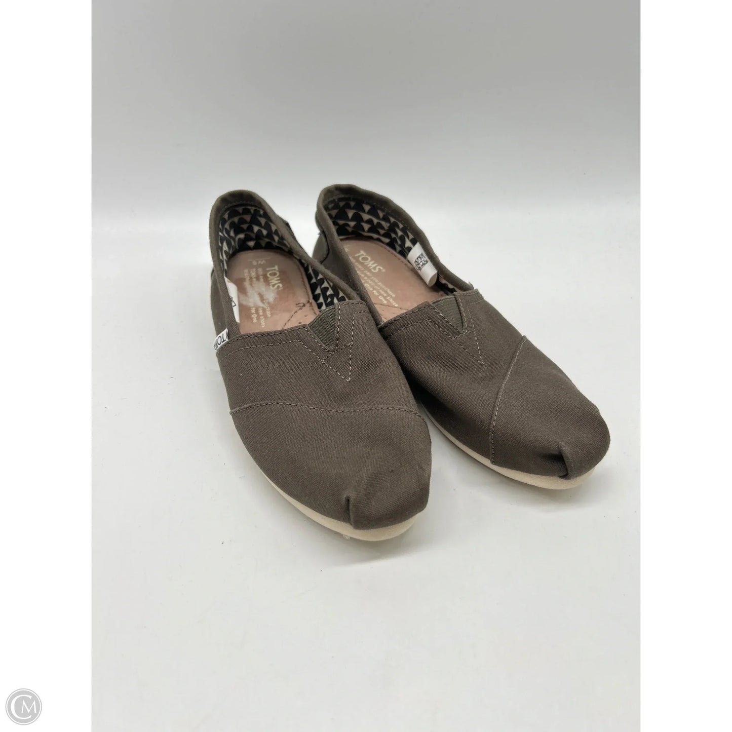 Shoes Flats By Toms In Green, Size: 5