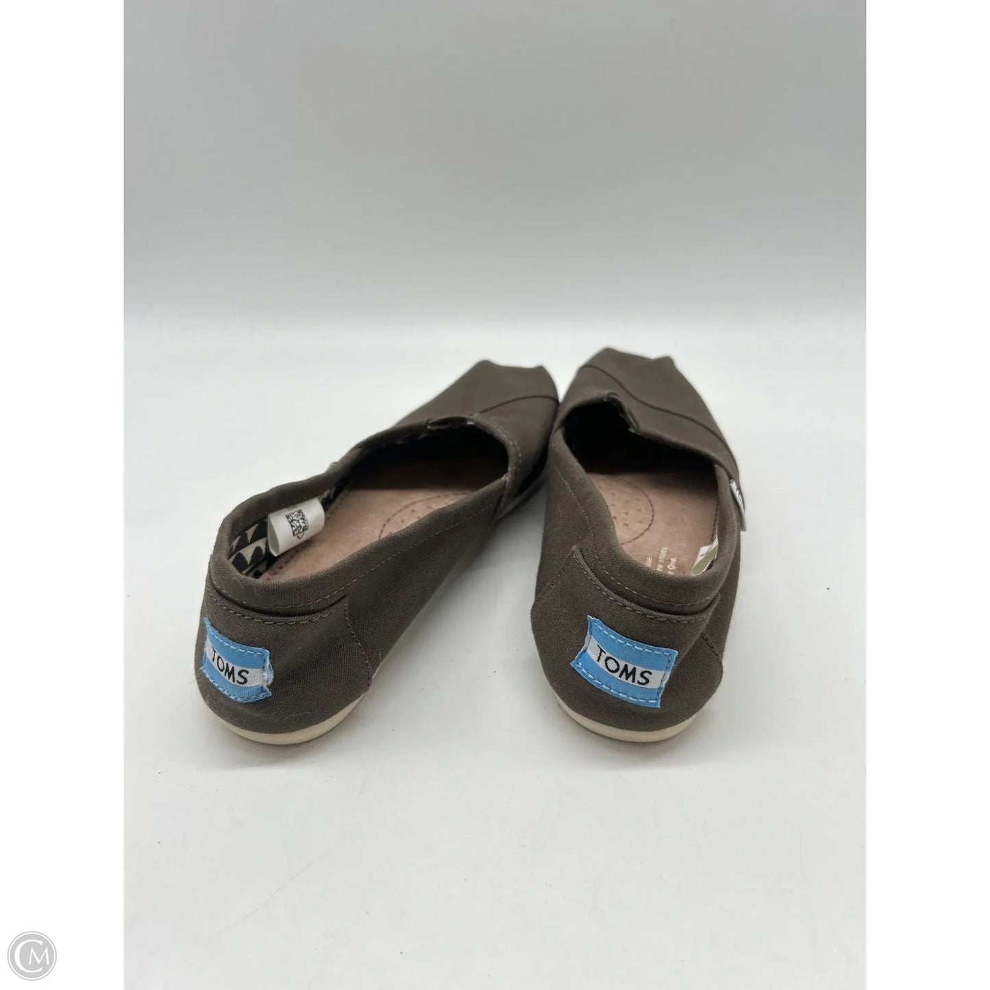 Shoes Flats By Toms In Green, Size: 5