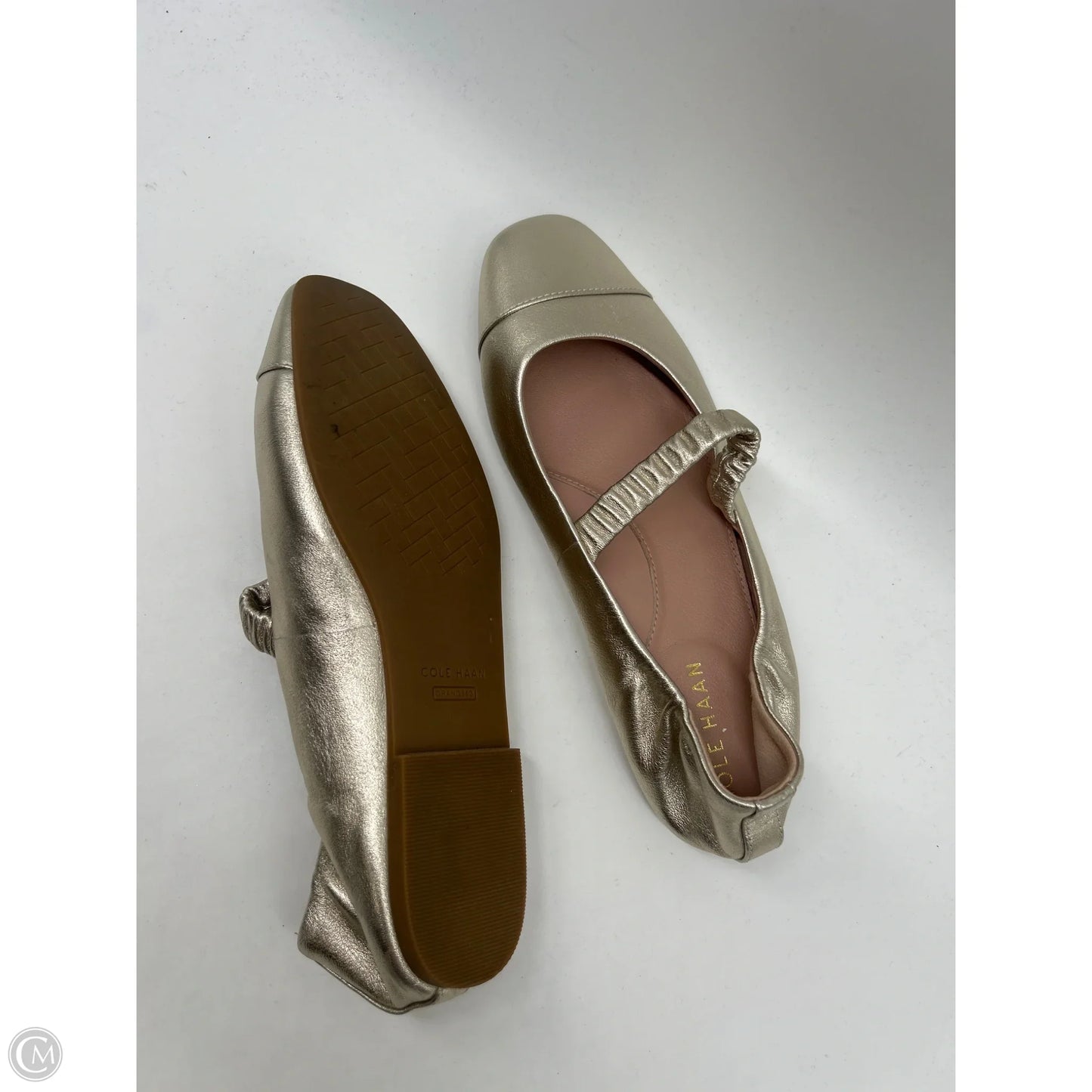 Shoes Flats By Cole-haan In Gold, Size: 7