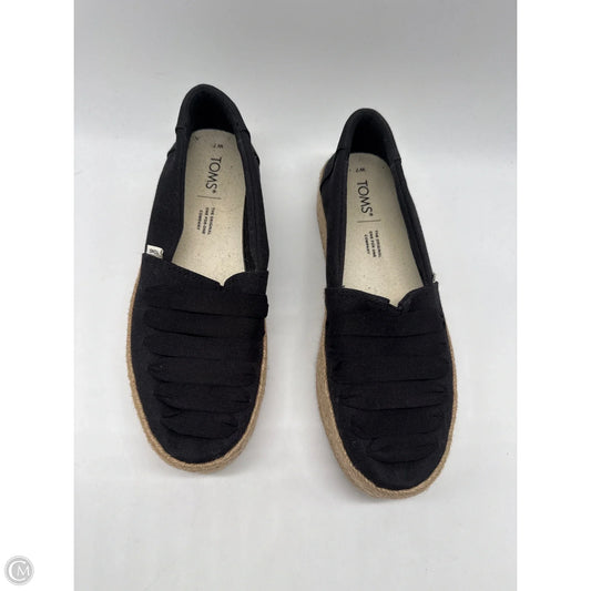 Shoes Heels Platform By Toms In Black, Size: 7