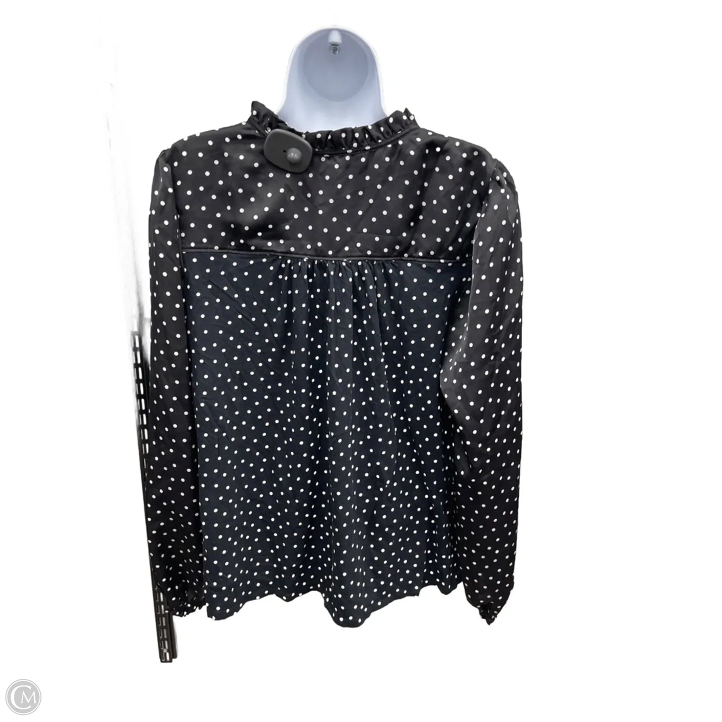 Top Long Sleeve By Loft In Black, Size: L