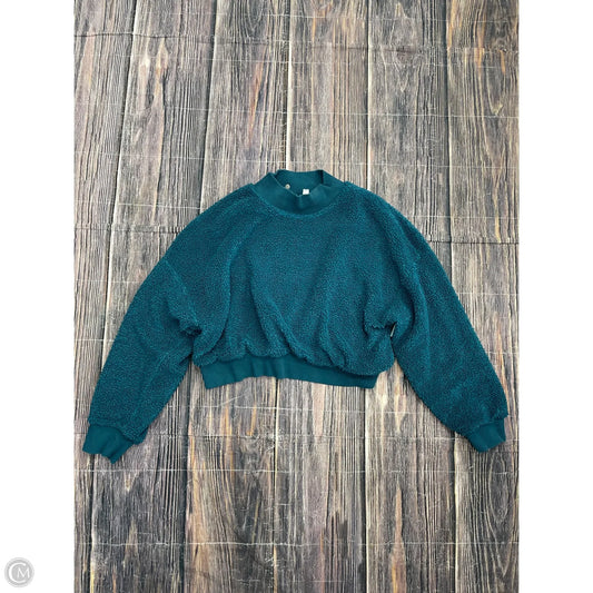Sweatshirt Crewneck By Fabletics In Green, Size: L