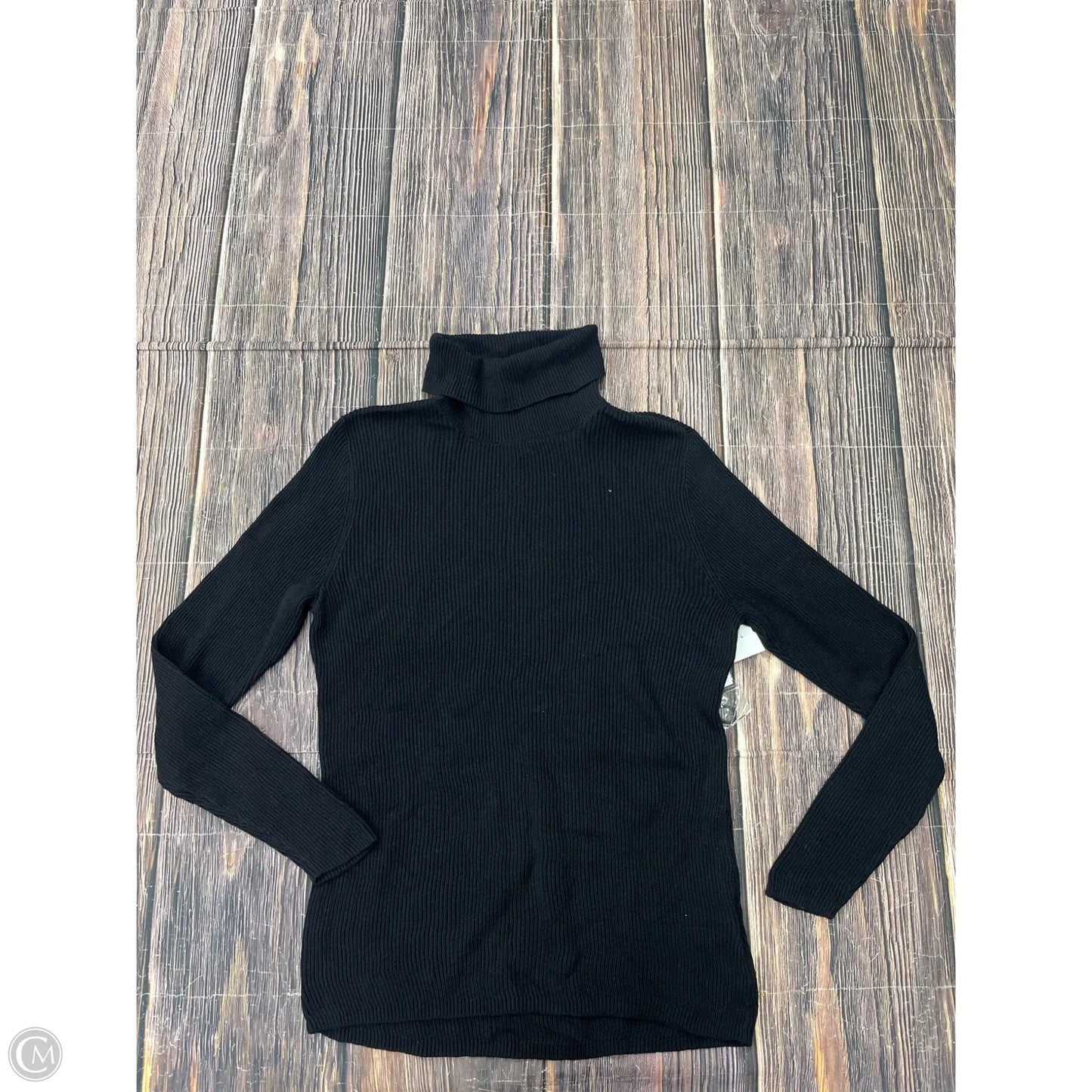 Sweater By Croft And Barrow In Black, Size: M