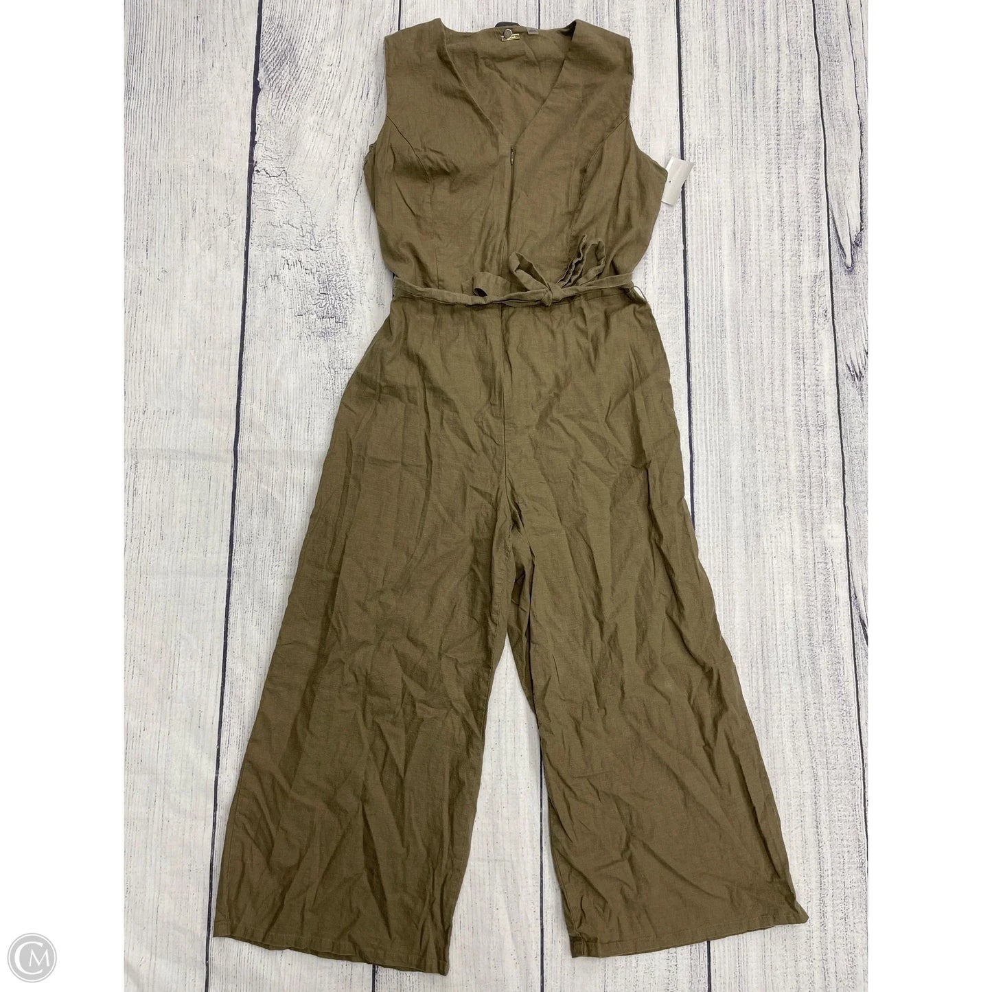 Jumpsuit By Tahari In Green, Size: M