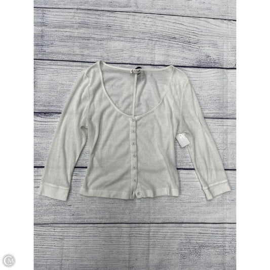 Top Long Sleeve By Free People In White, Size: M