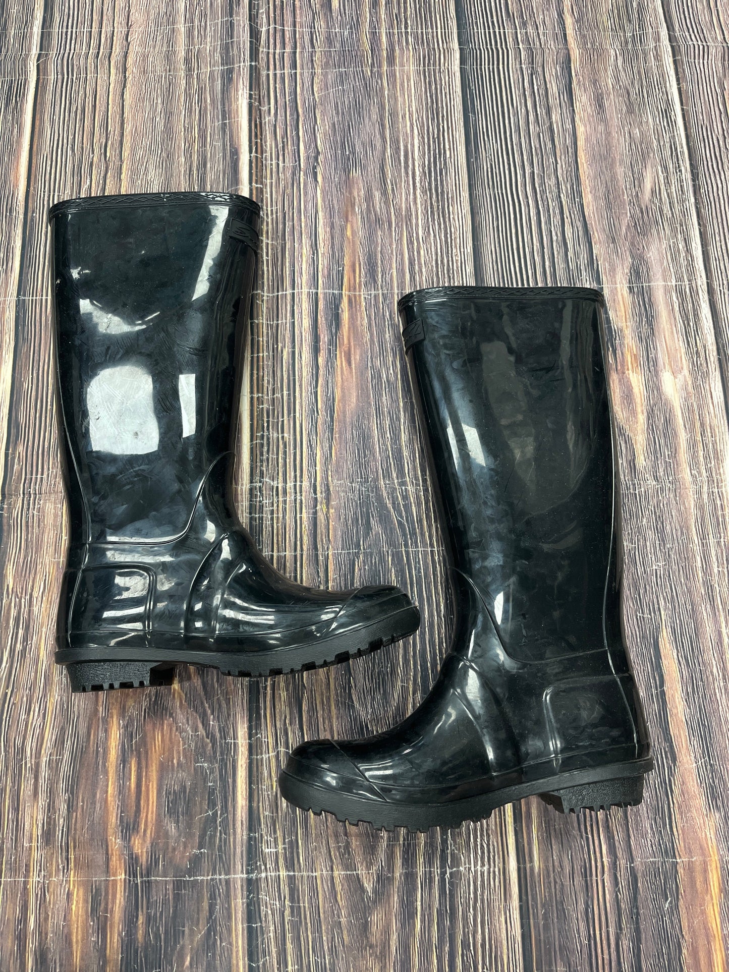 Black Boots Rain Seven 7, Size 8