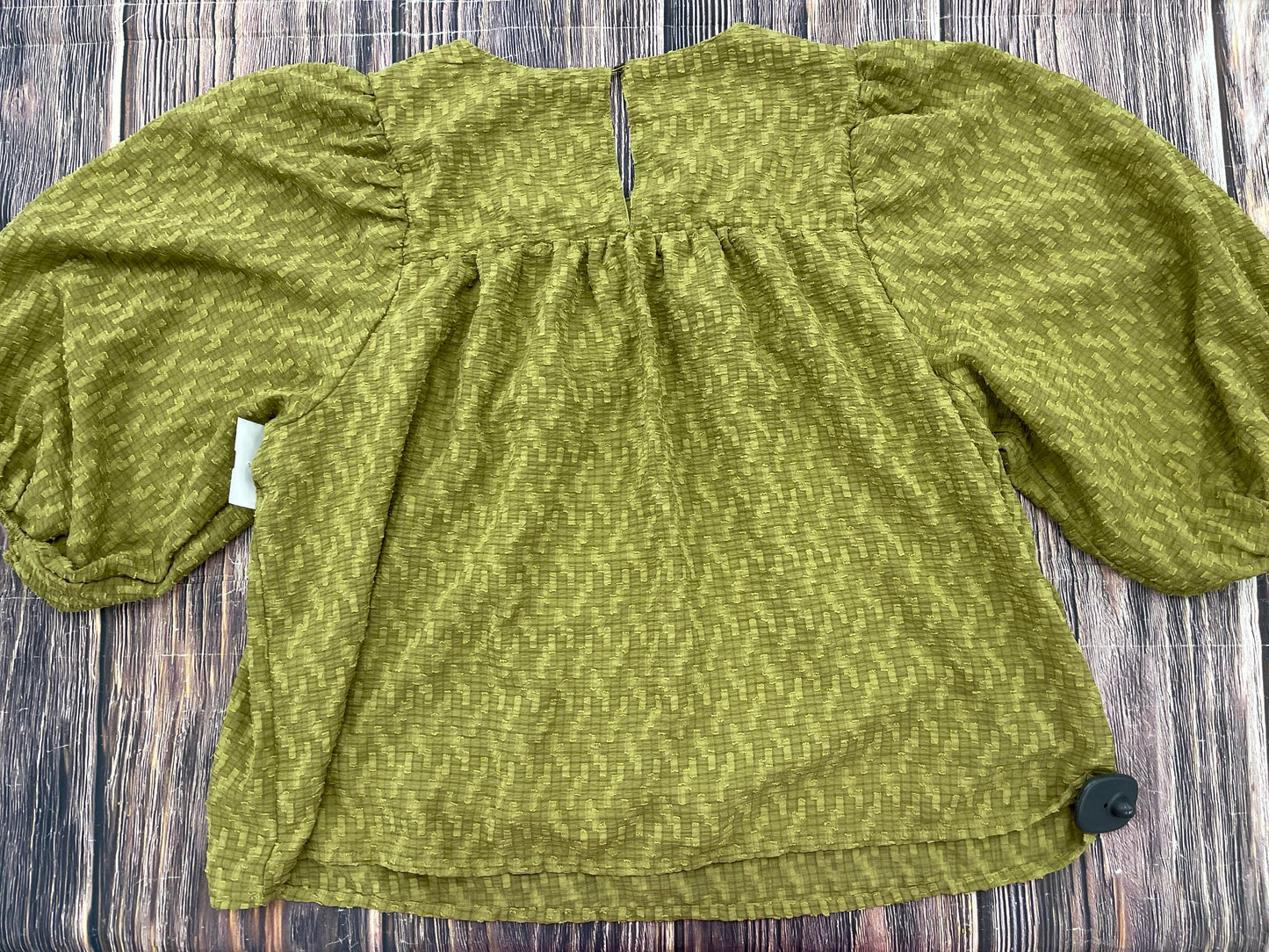Green Top 3/4 Sleeve Ophelia Roe, Size L