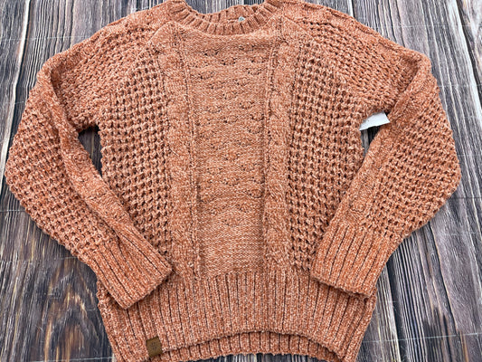 Sweater By Simply Southern In Orange, Size: Xl