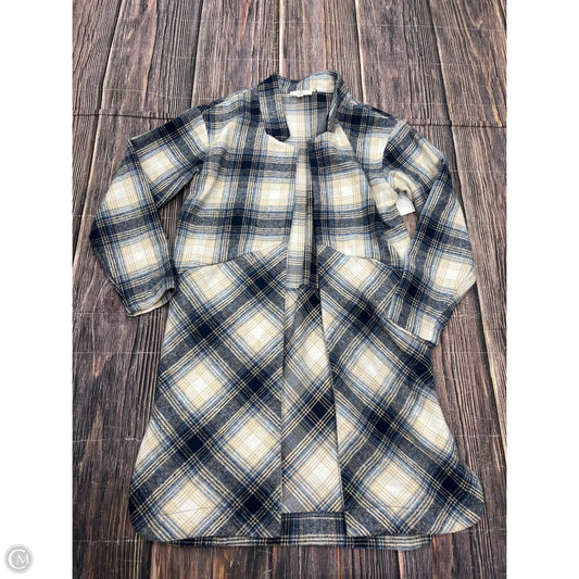 Jacket Shirt By Entro In Blue, Size: S