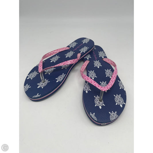 Sandals Flip Flops By Vera Bradley In Purple, Size: 8