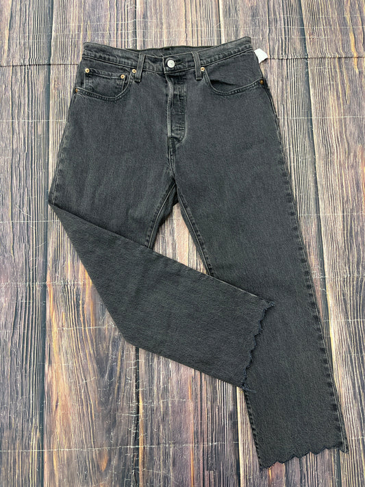 Jeans Boot Cut By Lee In Black Denim, Size: 10