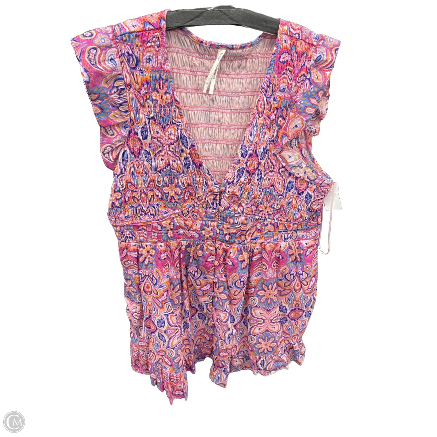 Dress Casual Short By Anthropologie In Pink, Size: Xl