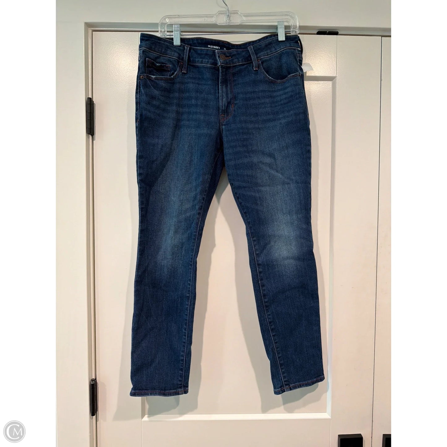 Jeans Skinny By Old Navy In Blue Denim, Size: 12p