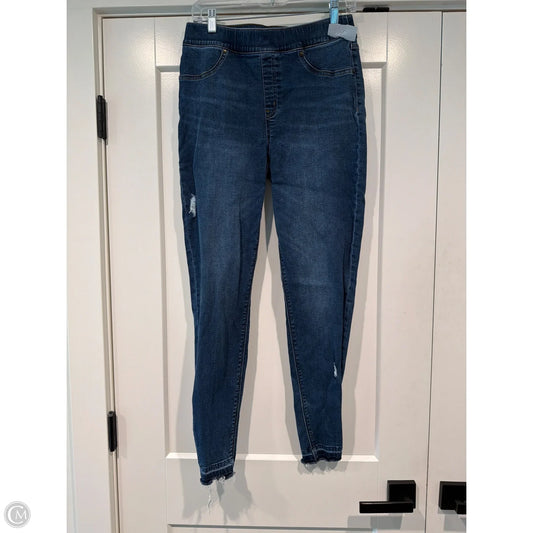 Jeans Jeggings By Spanx In Blue Denim, Size: L