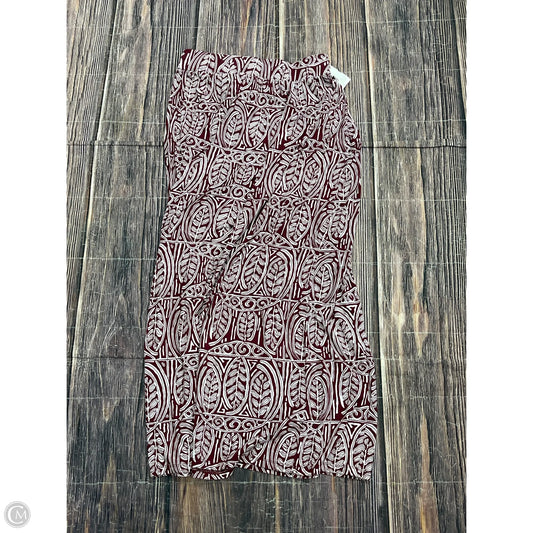 Skirt Maxi By Loft In Red, Size: S