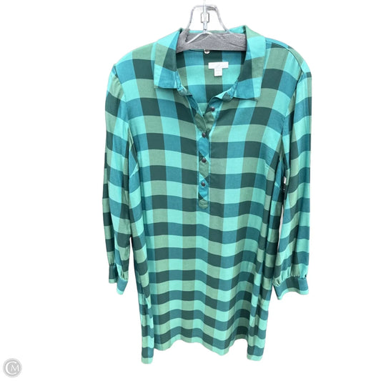 Dress Casual Short By J. Jill In Green, Size: Mp