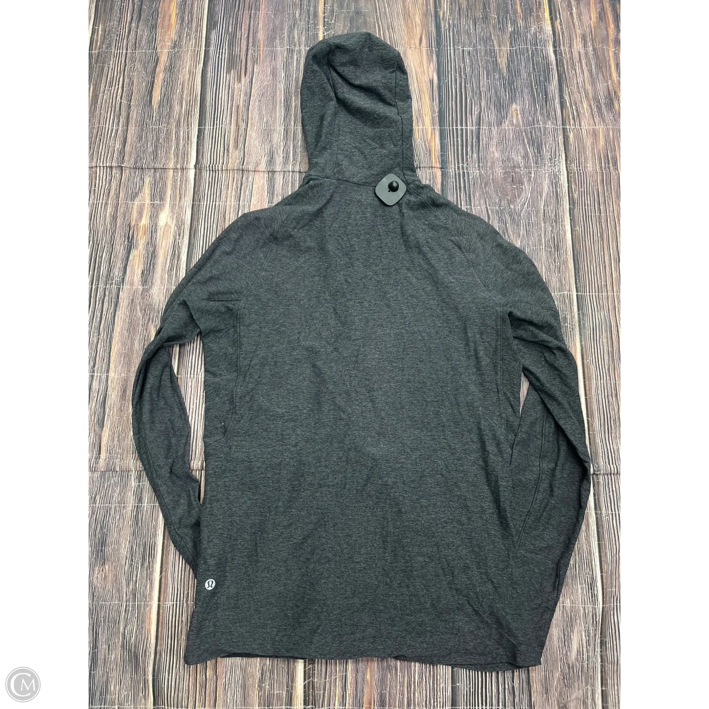 Athletic Jacket By Lululemon In Grey, Size: M