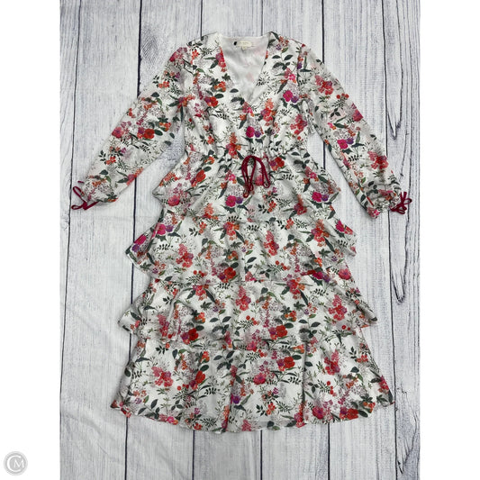 Dress Casual Maxi By Ted Baker In Floral Print, Size: 4