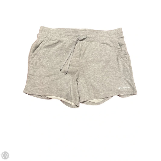Athletic Shorts By Champion In Grey, Size: Xl