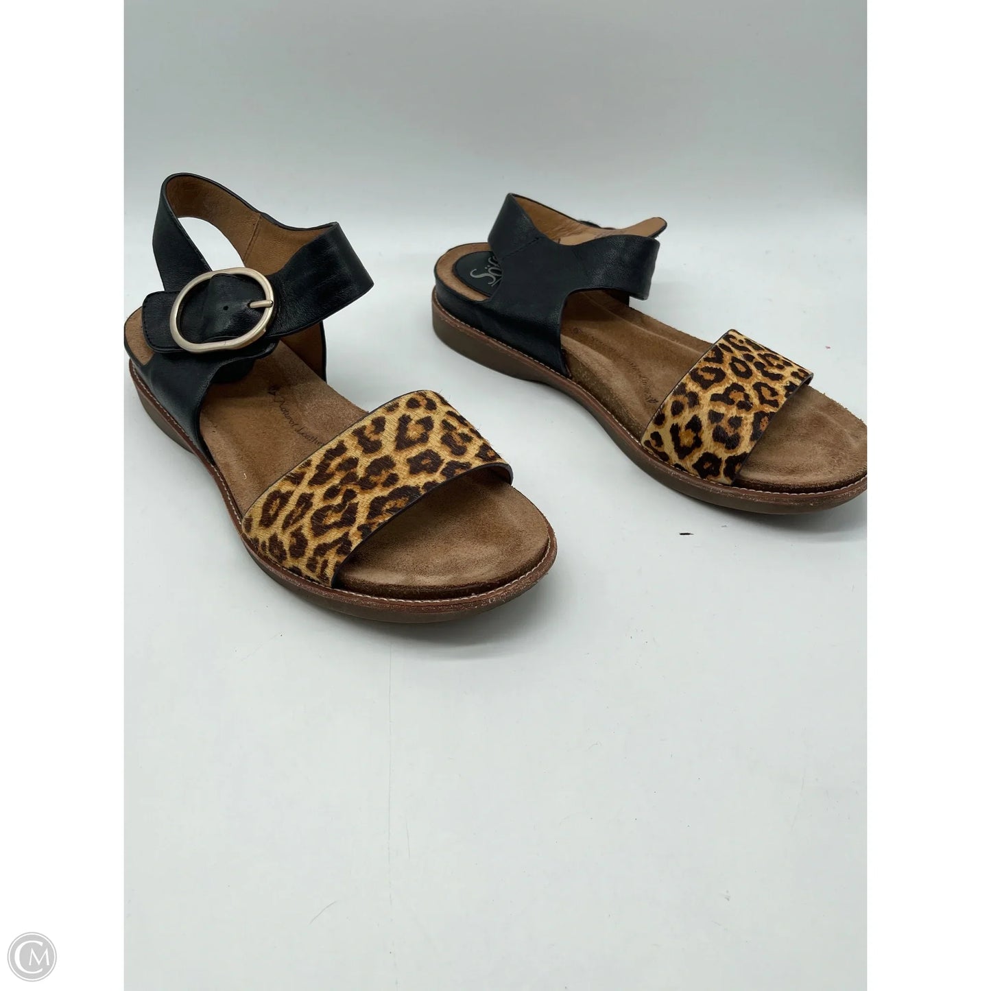 Sandals Flats By Sofft In Black, Size: 10